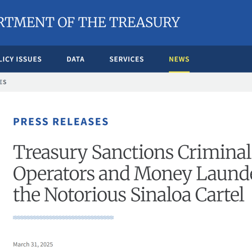 U.S. Treasury Cracks Down on Mexican Cartel Oil Smuggling: Critical Insights for Energy Companies